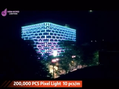 Xám bạc/ Xám tối / Đen tùy chọn màu RAL Pixel Light IP67 Bảo vệ xâm nhập